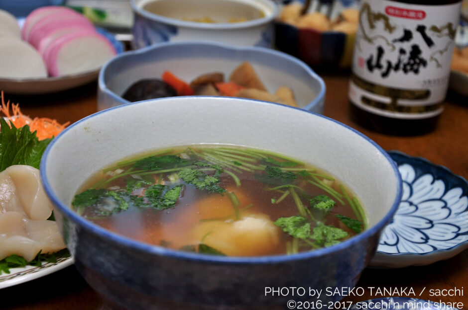 関東・東京の我が家の正月料理・お雑煮