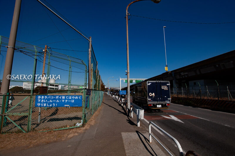 昭和島の首都高速1号羽田線