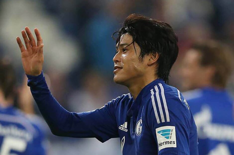 試合後のシャルケ・内田篤人