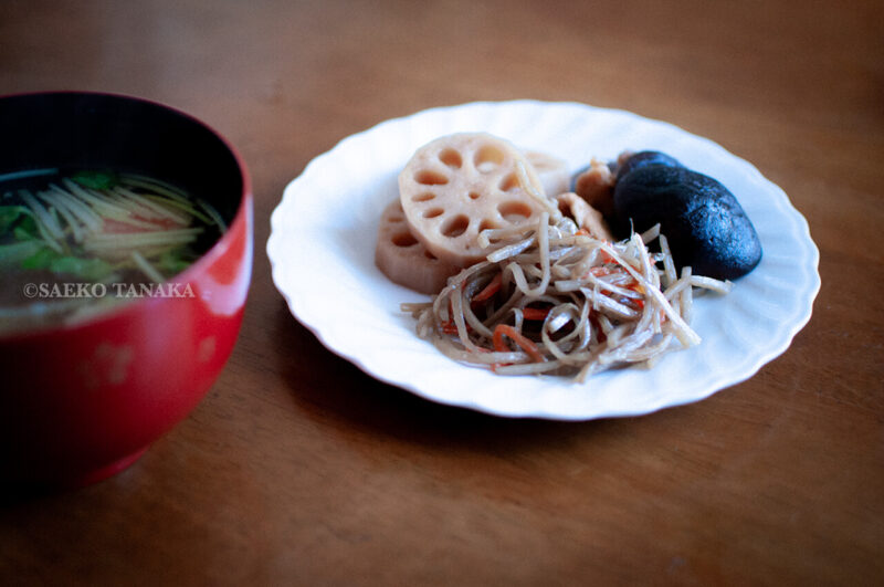 関東・東京の我が家のお正月料理・お雑煮と煮物