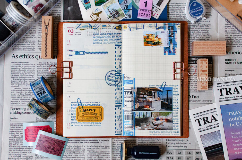 トラベラーズノートコラージュ/2019年2月11日(月・祝)〜17日(日)