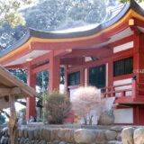 満開の紅梅白梅が楽しめる東京の梅名所、京王百草園に隣接する百草八幡神社(百草八幡宮)
