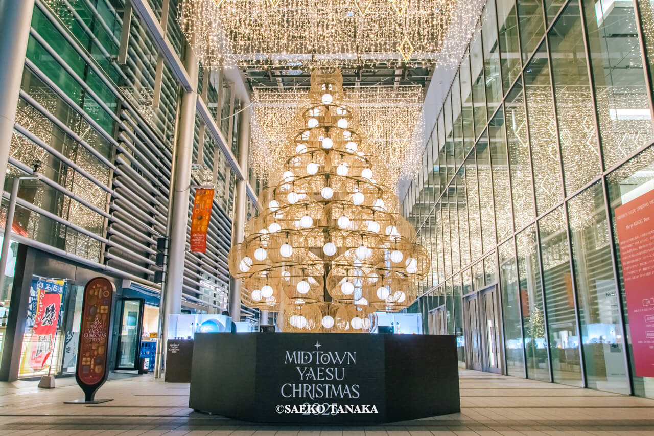 サッチマグ更新予告記事に使用した、東京・八重洲の大人気クリスマス・イルミネーションスポット「東京ミッドタウン八重洲」
