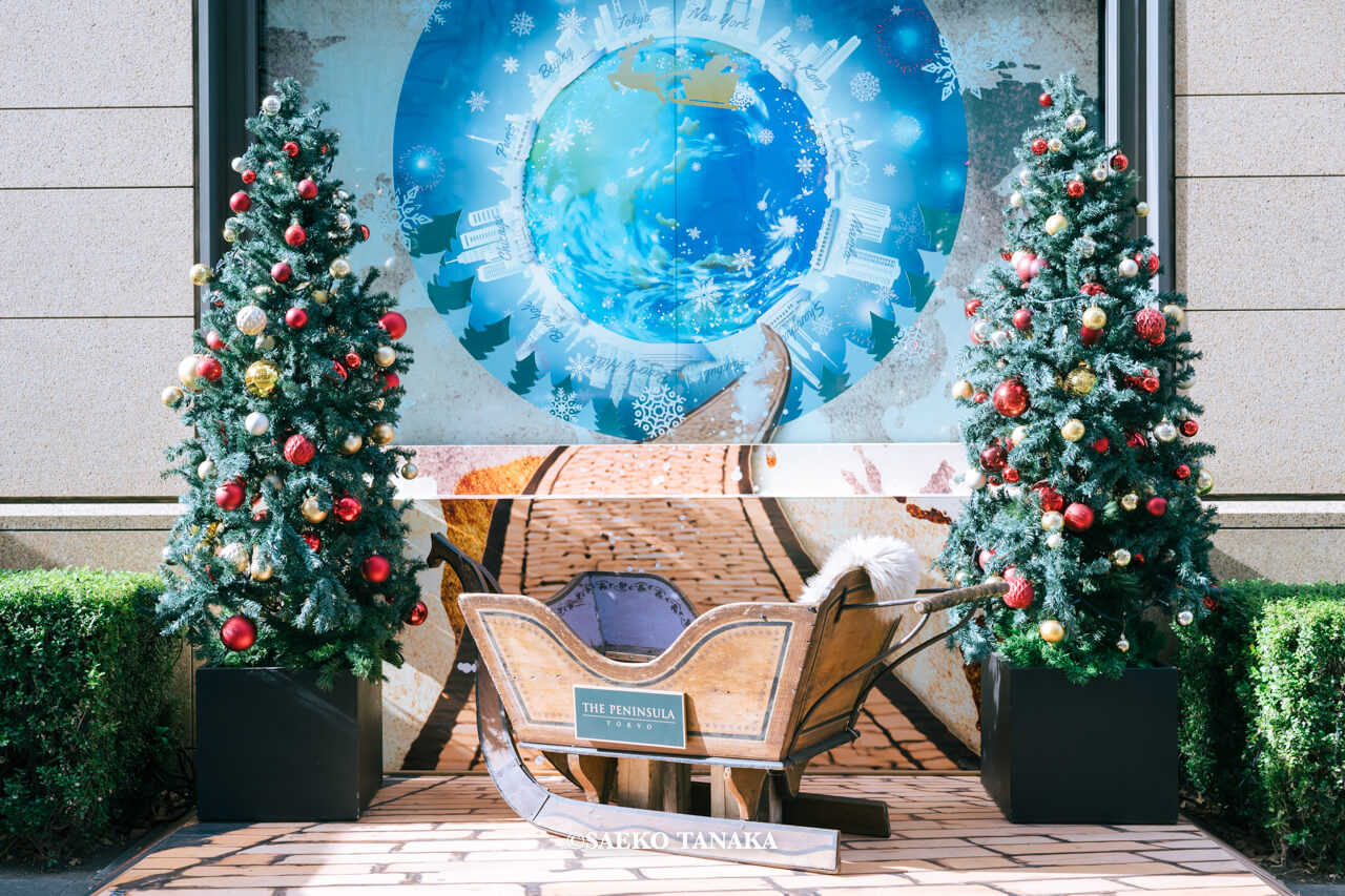 東京の人気おすすめクリスマス・イルミネーションスポット｜ザ・ペニンシュラ東京のクリスマスフォトスポット（東京・日比谷）