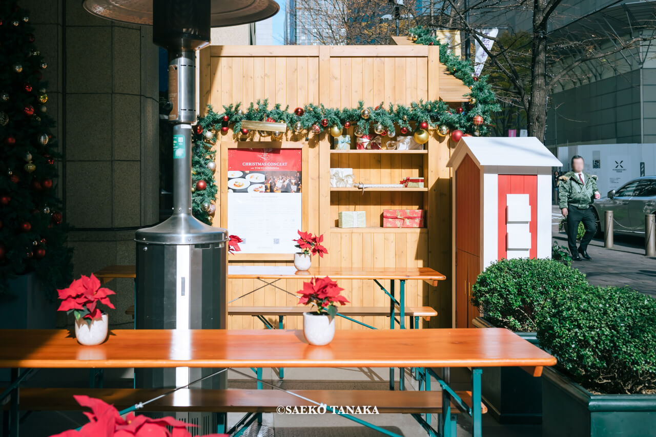 東京の人気おすすめクリスマス・イルミネーションスポット｜ザ・ペニンシュラ東京のクリスマステラスとクリスマスマーケット（東京・日比谷）