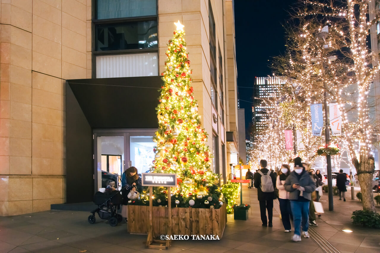 東京の人気おすすめクリスマス・イルミネーションスポット｜ザ・ペニンシュラ東京のクリスマスツリーと丸の内イルミネーション（東京・日比谷）