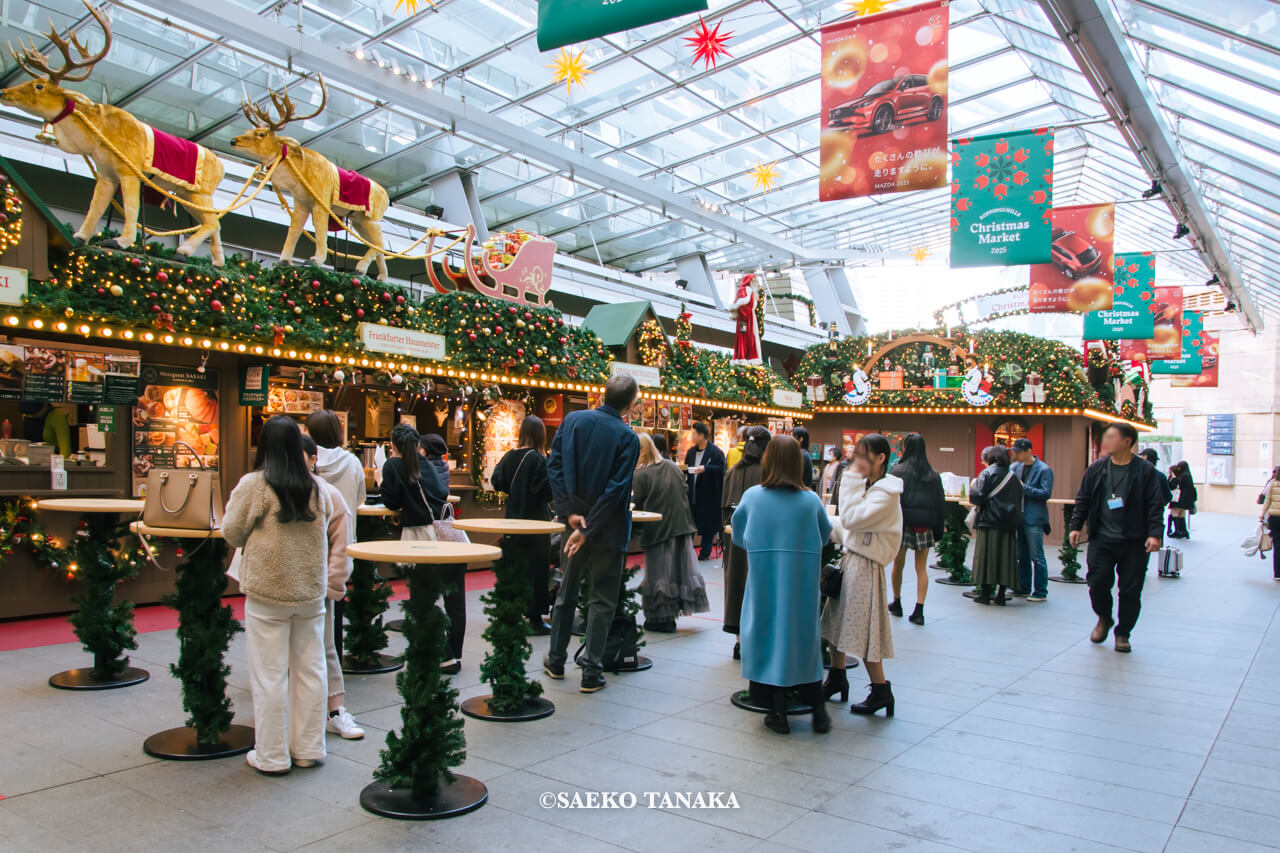 東京の人気おすすめクリスマス・イルミネーションスポット｜六本木ヒルズのクリスマスマーケット（東京・六本木）