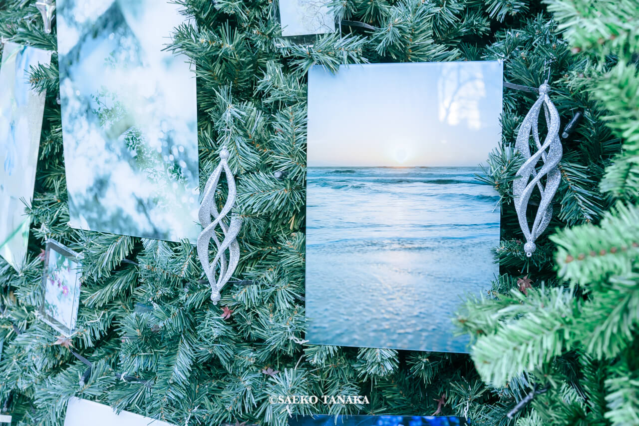 東京の人気おすすめクリスマス・イルミネーションスポット｜東京スクエアガーデンのアーティストコラボクリスマスツリー「When Silence Becomes Light　光とつなぐ、透明のとき」写真家・国分真央（東京・京橋）