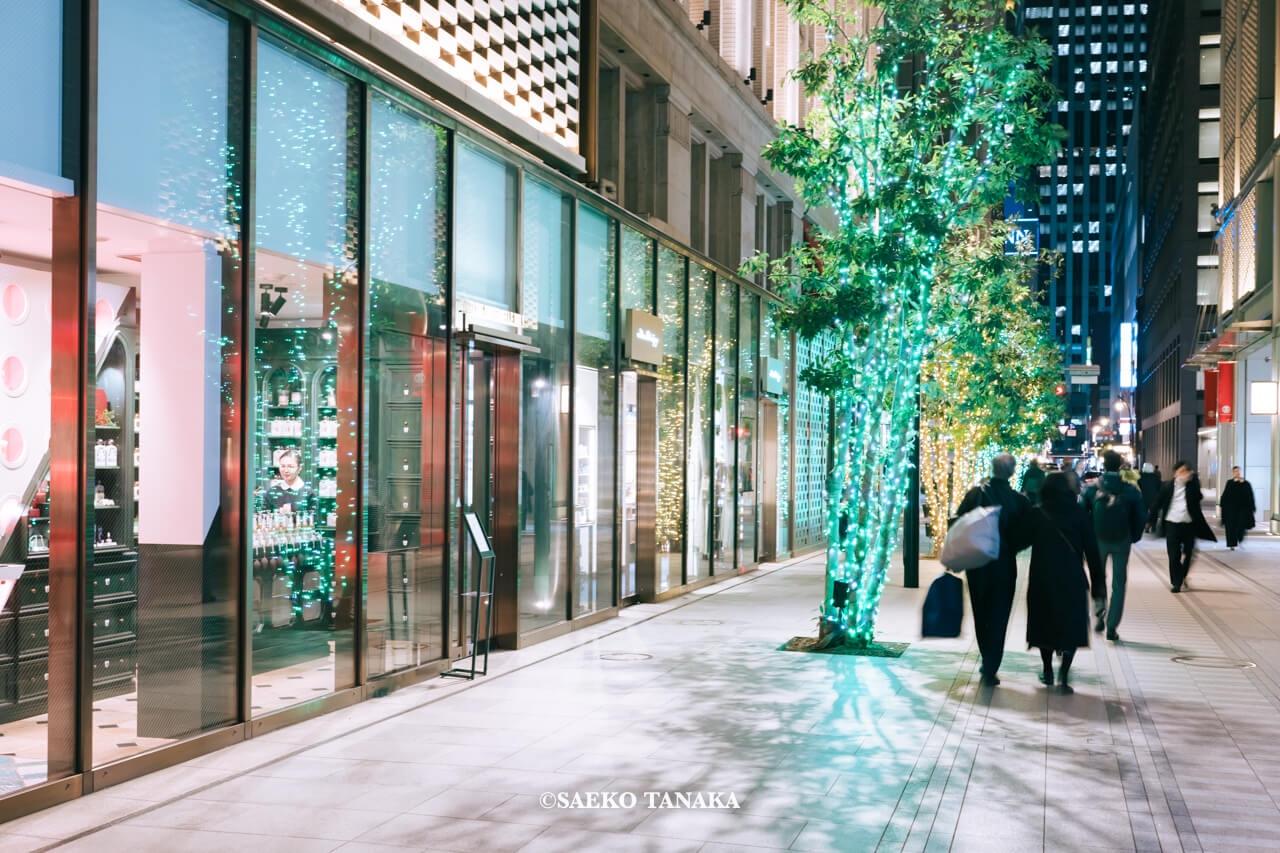 東京の人気おすすめクリスマス・イルミネーションスポット｜日本橋高島屋S.C.の日本橋ガレリアで開催している日本橋ガレリアイルミネーション（東京・日本橋）