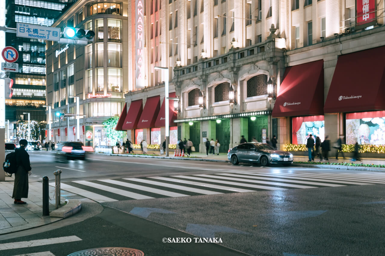 東京の人気おすすめクリスマス・イルミネーションスポット｜日本橋中央通りに面した日本橋高島屋S.C.と日本橋ガレリアにて開催中の日本橋ガレリアイルミネーション（東京・日本橋）