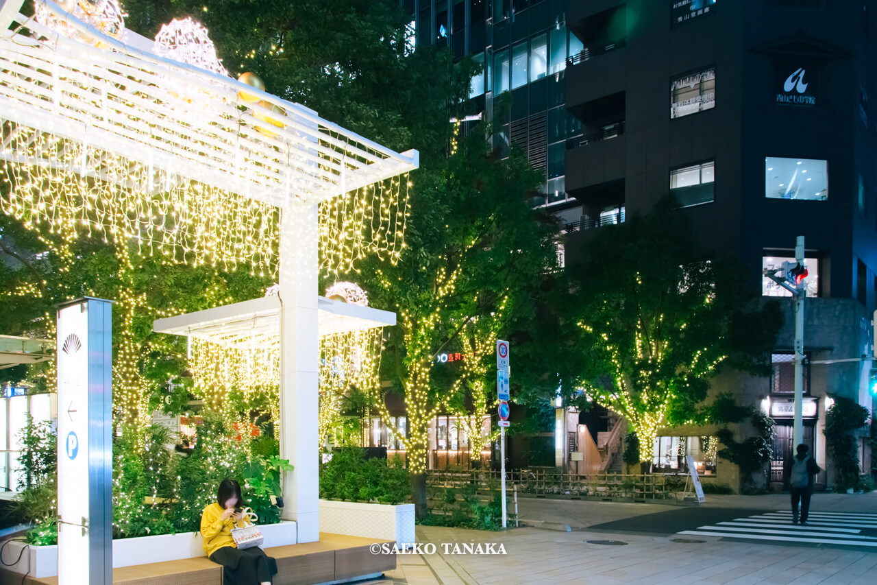 東京の人気おすすめクリスマス・イルミネーションスポット｜日本橋イルミネーションの日本橋三井タワー（東京・日本橋）