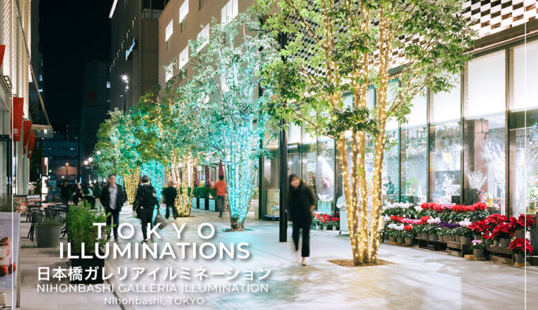 東京の人気おすすめクリスマス・イルミネーションスポット｜日本橋高島屋S.C.の日本橋ガレリアで開催している日本橋ガレリアイルミネーション（東京・日本橋）